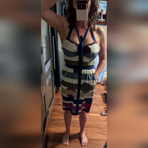 Richard Ruiz silk dress size M - Picture 9 of 10